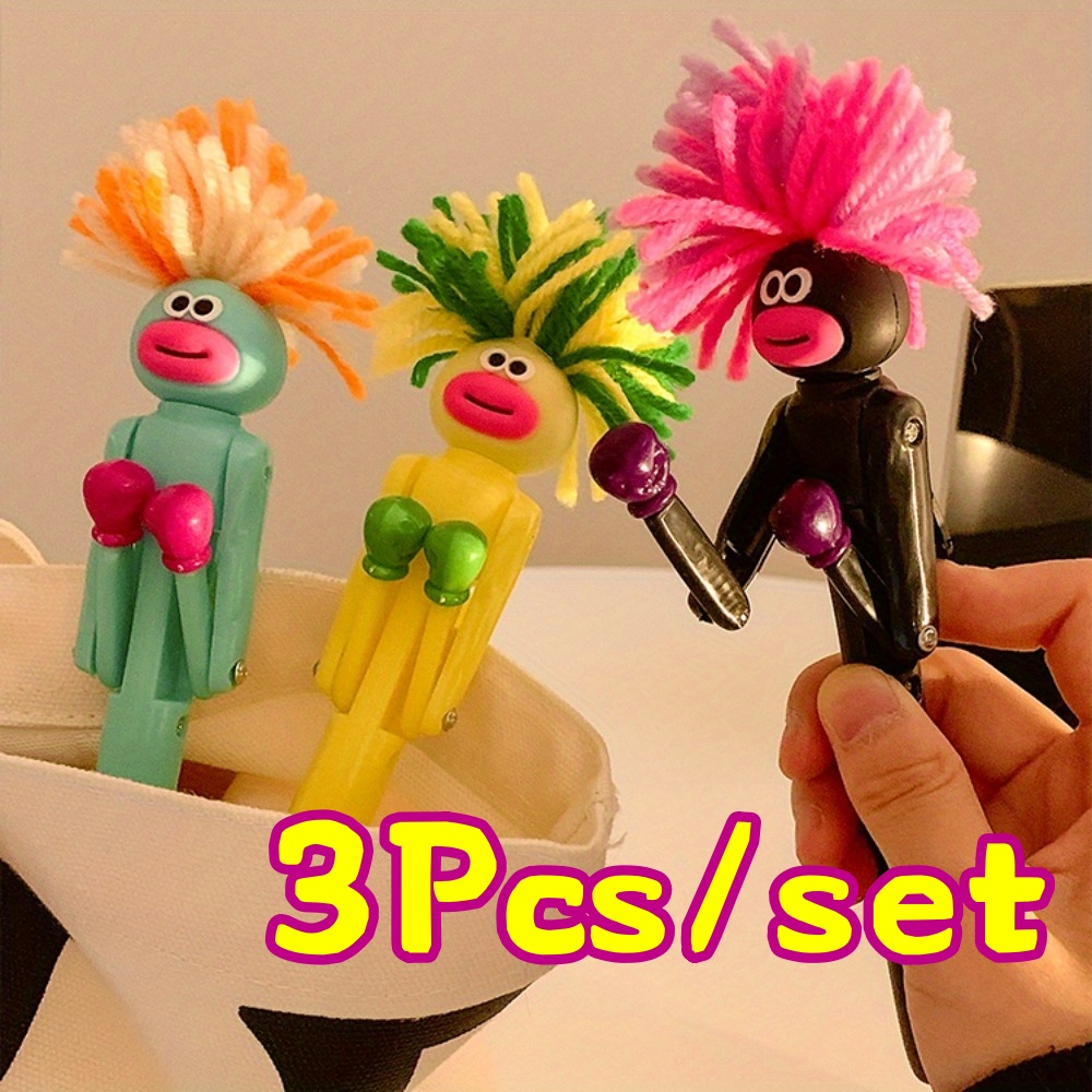 Cool Office Tech Gadgets - Boxing Pen 3Pcs Funny Stress Toy