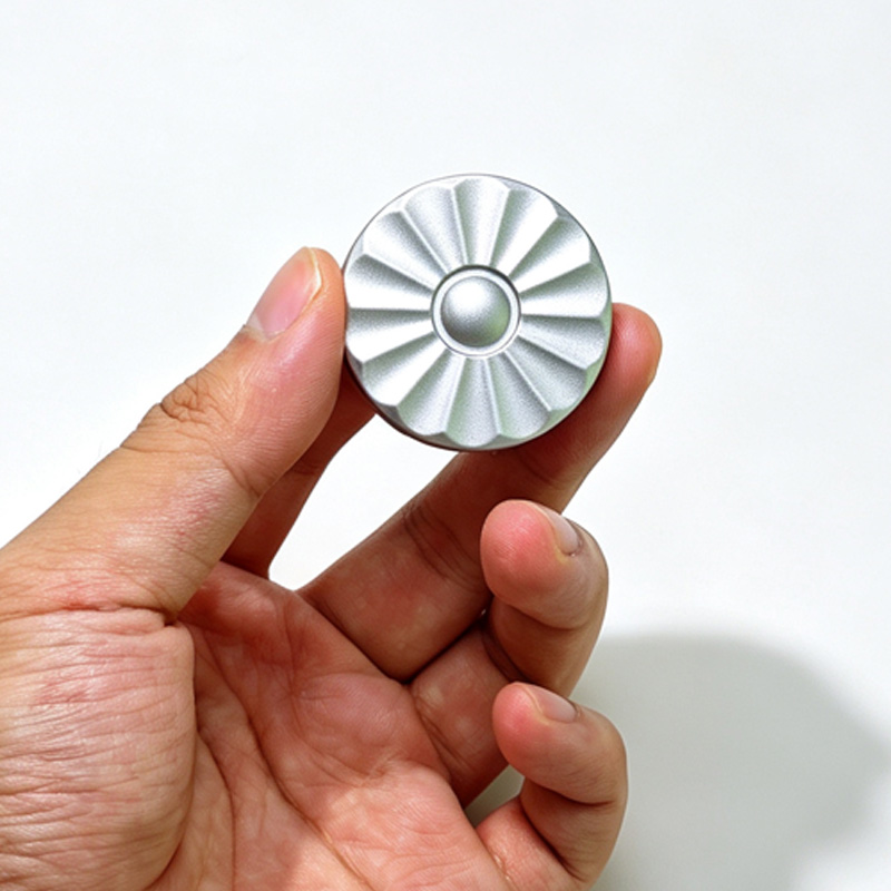 Cool Office Tech Gadgets - Rotation Coin Magnetic Haptic Slider Fidget