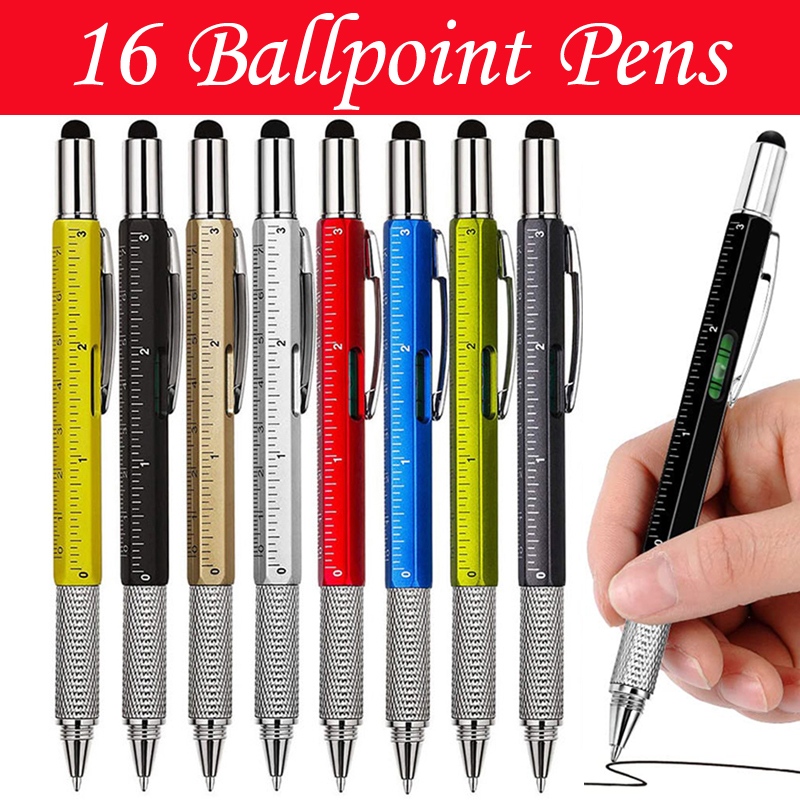 16Pcs  Multitool Ballpoint Pen - Cool Office Tech Gadgets 评论和价格