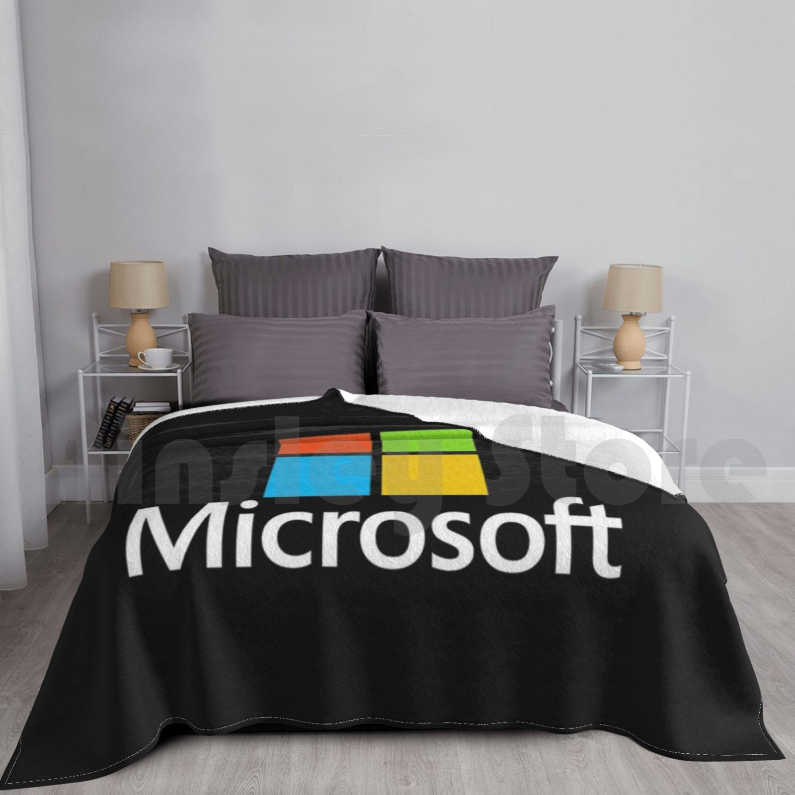 Microsoft Type Blanket Fashion - Office Tech Logo 评论和价格