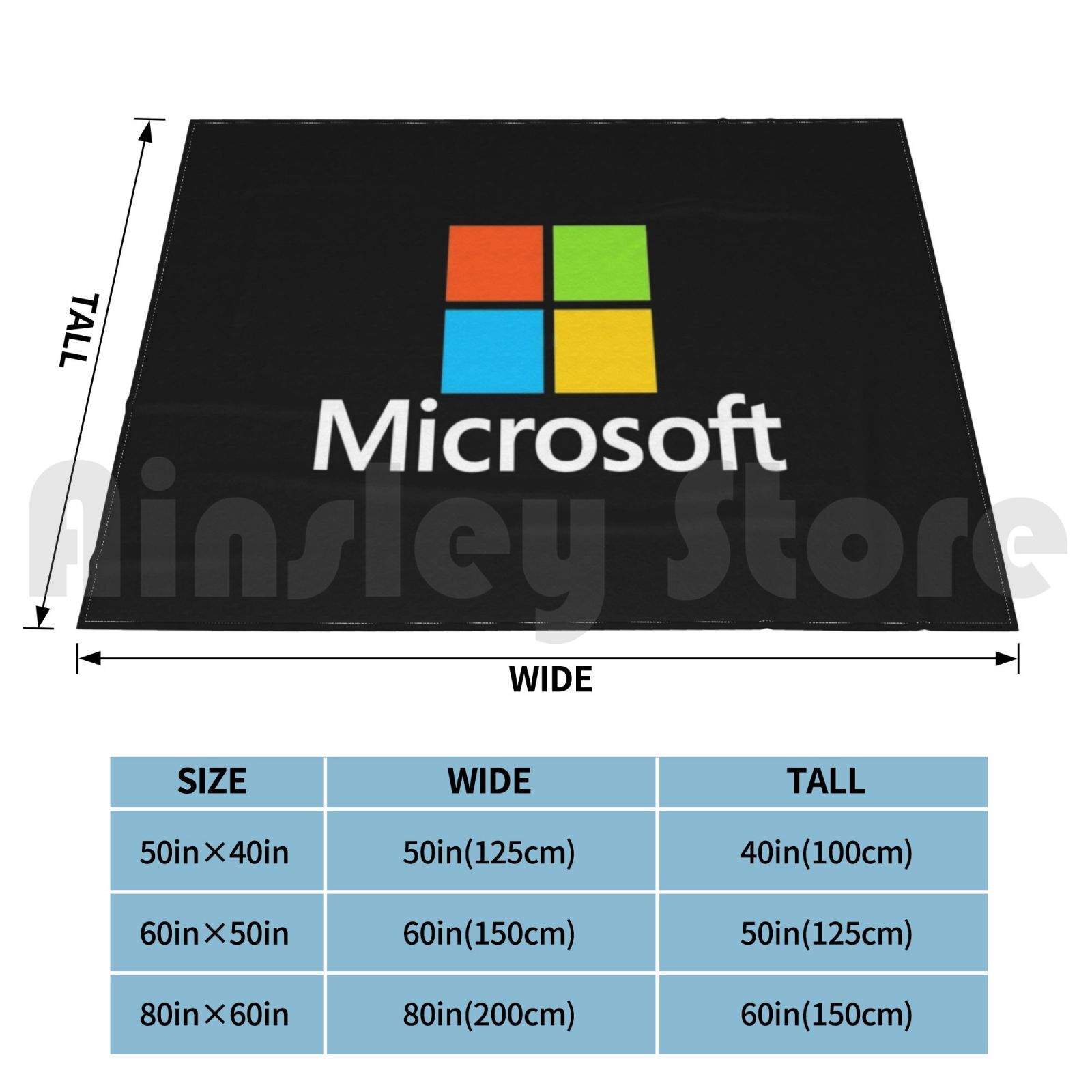 Microsoft Type Blanket Fashion - Office Tech Logo 评论和价格