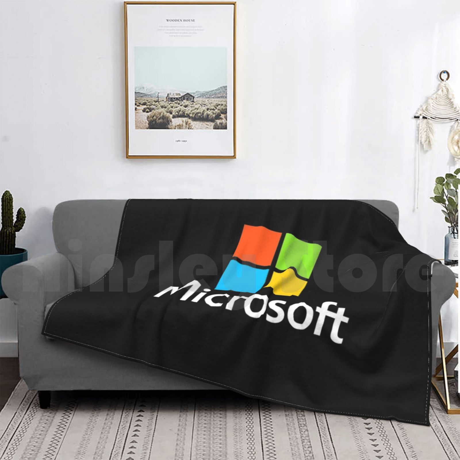 Microsoft Type Blanket Fashion - Office Tech Logo 评论和价格
