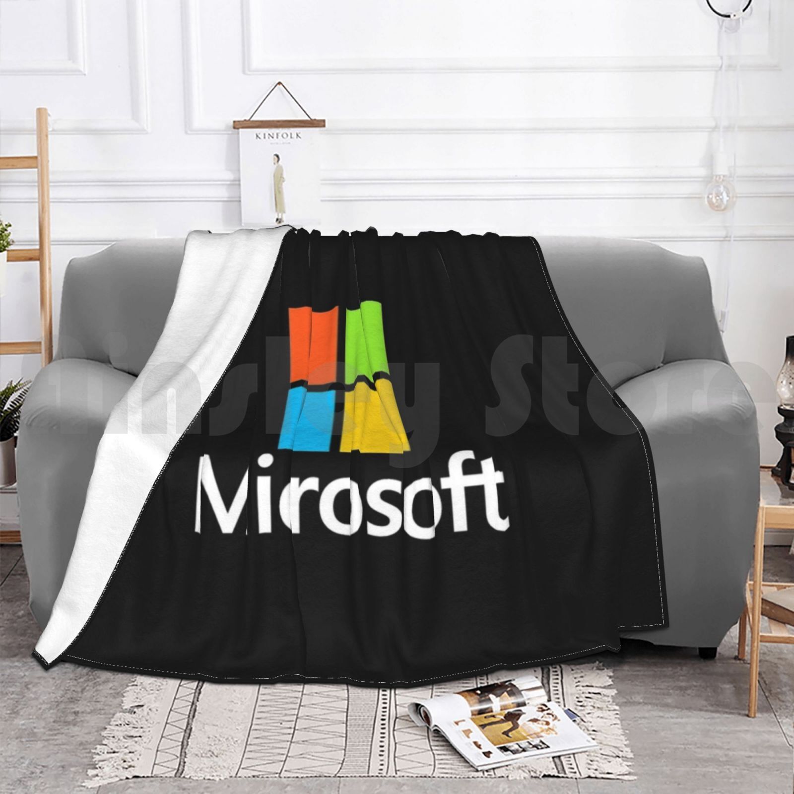Microsoft Type Blanket Fashion - Office Tech Logo 评论和价格