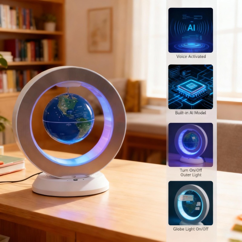 Levitating Globe Bluetooth Spe - Cool Office Tech Gadgets 评论和价格