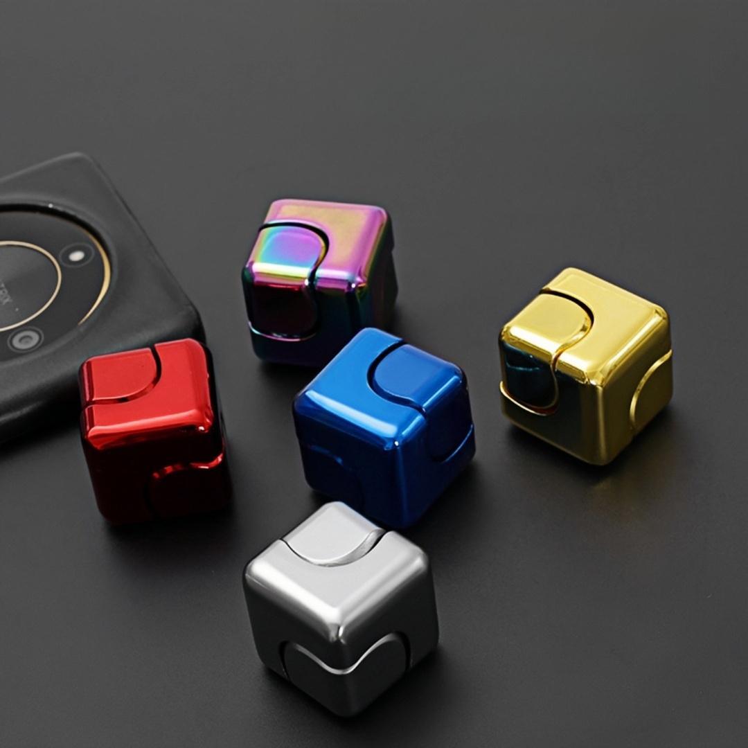 Metal Fidget Spinner Cube Toy  - Cool Office Tech Gadgets 评论和价格