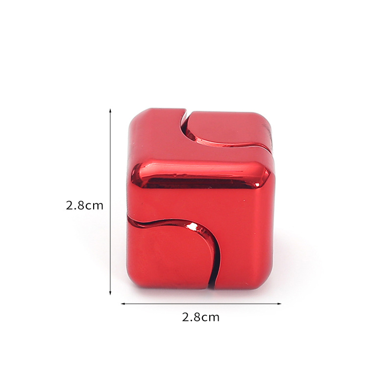 Metal Fidget Spinner Cube Toy  - Cool Office Tech Gadgets 评论和价格