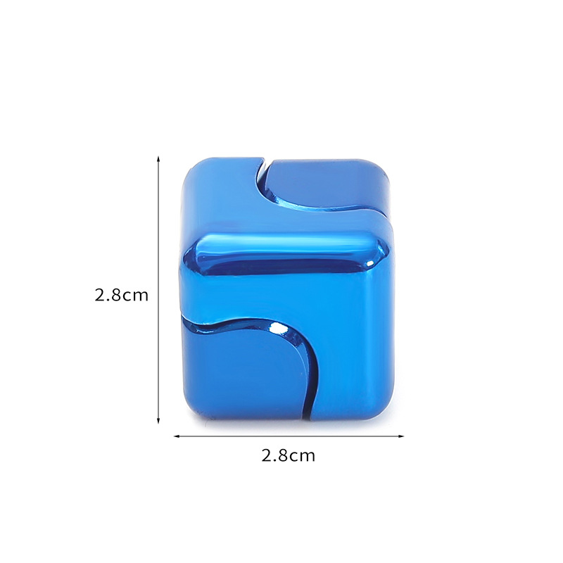 Metal Fidget Spinner Cube Toy  - Cool Office Tech Gadgets 评论和价格