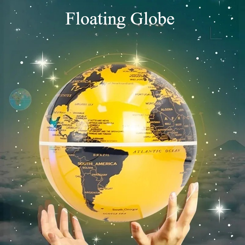 Magnetic Levitating Globe LED  - Cool Office Tech Gadgets 评论和价格